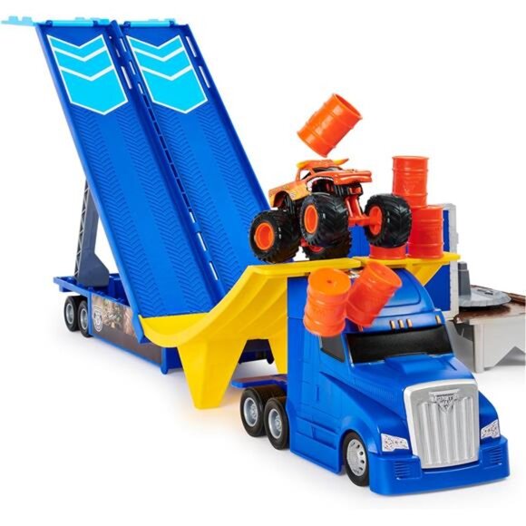 Monster Jam, Transforming Hauler Playset and Storage with Exclusive - Picture 4 of 7